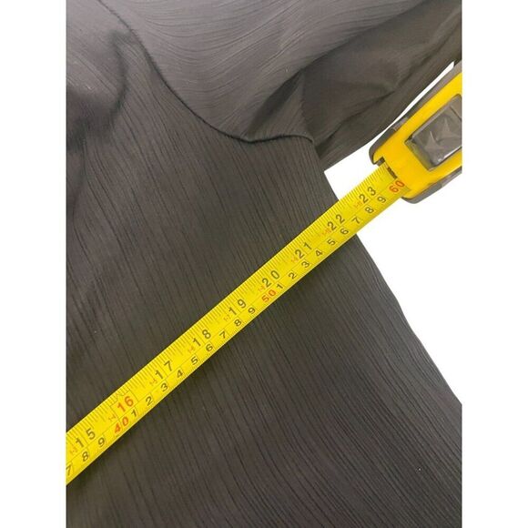 Zara Womens Blazer Suit Jacket Oversized XL Black Wrinkled look 4387/130 NWOT - Picture 8 of 10